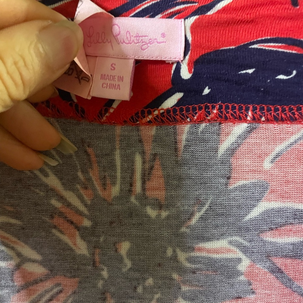 Lilly Pulitzer short sleeve wrap dress - Picture 3 of 11